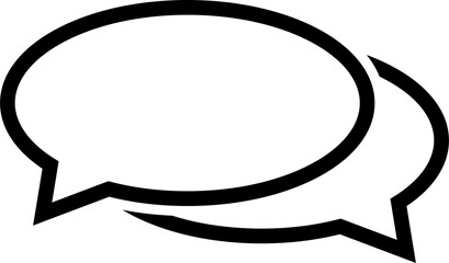 Chat, speech, bubble, dialogue icon  for graphic design, logo, website, social media, mobile app, ui illustration