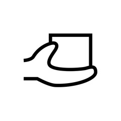 Delivery key performance indicator icon with black outline style. service, delivery, order, courier, fast, shipping, transport. Vector Illustration