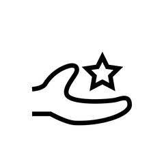 Talent key performance indicator icon with black outline style. talent, concept, business, career, success, recruitment, management. Vector Illustration