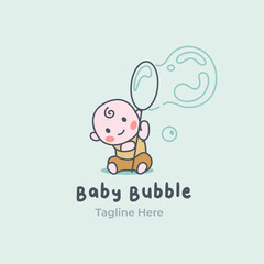 Baby Bubble logo, baby store and baby shop