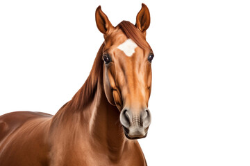 A horse isolated on transparent background.