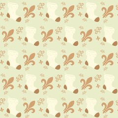 Boho Winter Wonderland Seamless Digital Paper