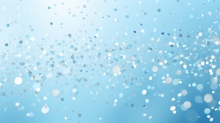 Soft blue confetti