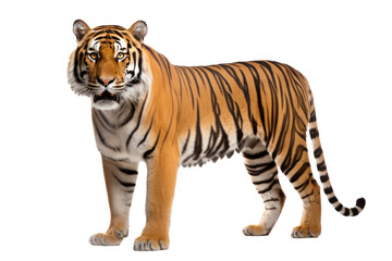 Fototapeta na wymiar A tiger isolated on transparent background.