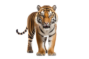 Naklejka premium A tiger isolated on transparent background.