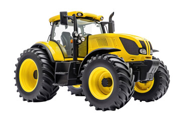 Obraz premium A tractor isolated on transparent background.