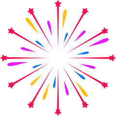 Colorful Festive Firework