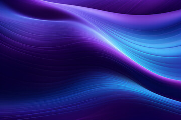 Purple cool wave background material, Generative AI	