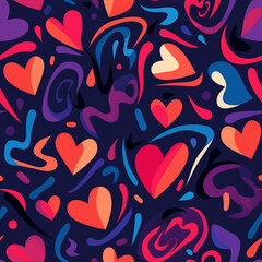Abstract Love Exploring Emotions for Valentines Day