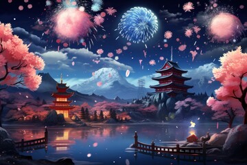 Fireworks: New Year's Eve fireworks or other winter celebrations can create stunning night sky photo opportunities. - Generative AI