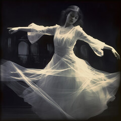 Fototapeta premium ballet dancer in black