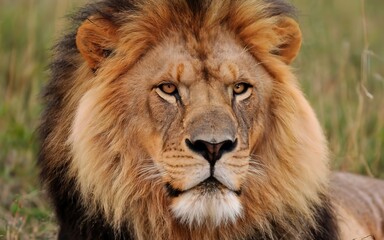 close up image of a lion that accentuates regal presence and raw power