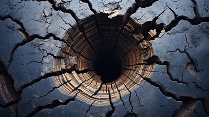funnel texture in wood
