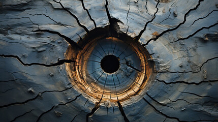 Fototapeta premium funnel texture in wood 