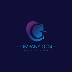 Letter G Logo with Simple and Elegant Color Gradations