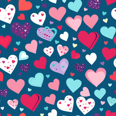 Valentines Day Patterns Unique Heart Designs for Romantic