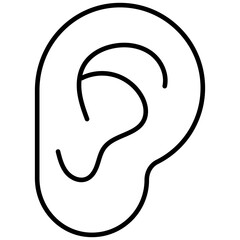 Menschen Körper Ohr