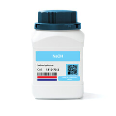 NaOH - Sodium hydroxide (Caustic soda).