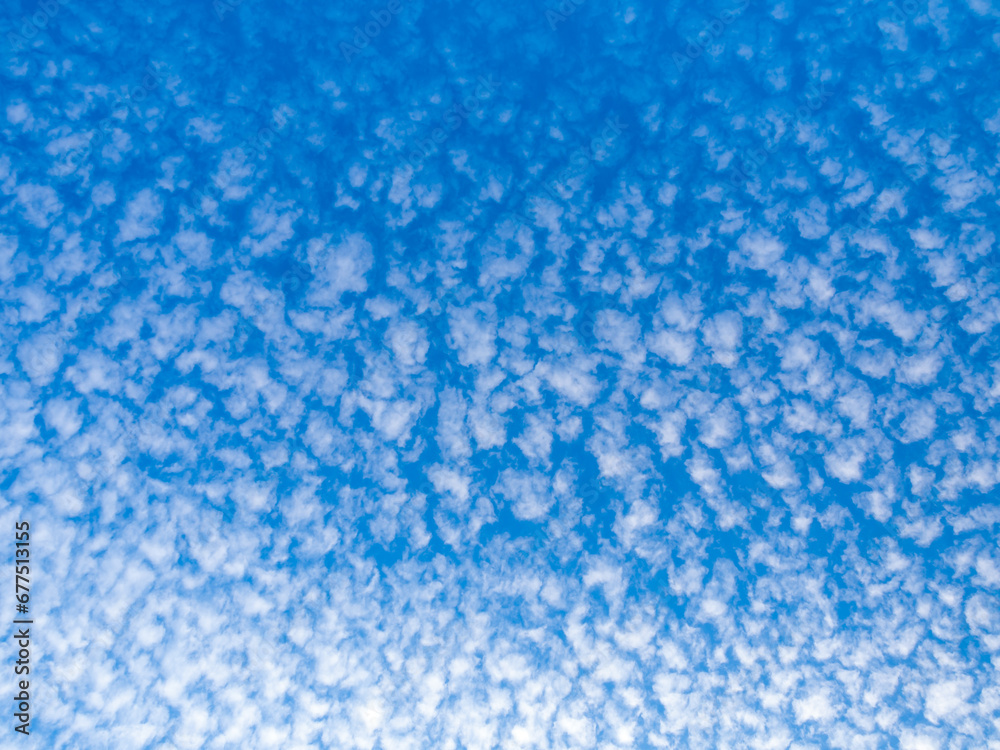 Canvas Prints abstract background with cirrus clouds on blue sky