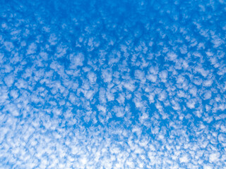 abstract background with cirrus clouds on blue sky