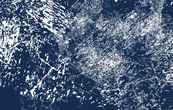 Abstract grunge texture splash paint blue and white color background