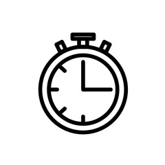 Chart delivery services icon with black outline style. chart, business, diagram, graphic, graph, concept, data. Vector illustration