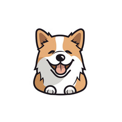 illustration of akita dog 