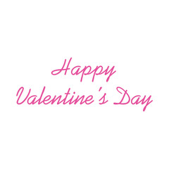 Fototapeta premium Happy Valentine's Day icon vector