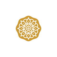 mandala set ornament gold Islamic elements symbol