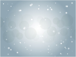 静かに雪が降るイメージのアブストラクト背景_グレー