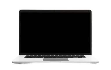 Modern Laptop Display On Isolated Background