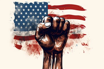 Happy Martin Luther King Jr. Day, illustration art background.