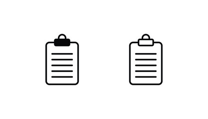 Check List icon design with white background stock illustration