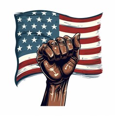 Happy Martin Luther King Jr. Day, illustration art background.