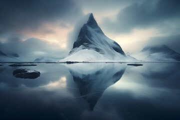 Magische Eislandschaft: Ein Winterwunderland - Powered by Adobe