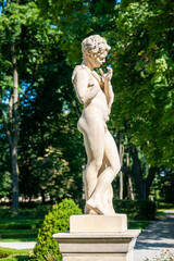 Sculpture in the park next to the Sanguszko Palace in Lubart&oacute;w, Lublin Voivodeship, Poland