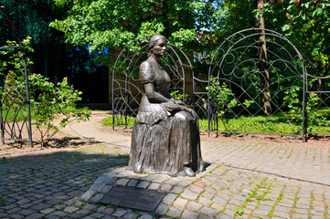 Obraz premium Monument of Bronislawa Wajsz in Gorzow Wielkopolski, city in Lubusz Voivodeship, Poland.