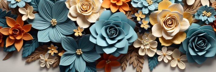 Textile Flowers , Banner Image For Website, Background Pattern Seamless, Desktop Wallpaper