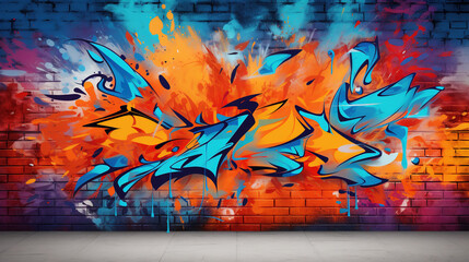 graffiti wall abstract background