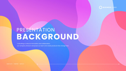 Colorful colourful vector simple background with abstract shapes