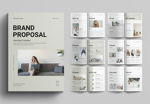 Brand Proposal Template Design Layout