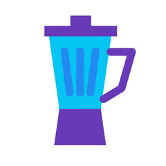 家電、ジューサー、ミキサーを表すカラースタイルのアイコン