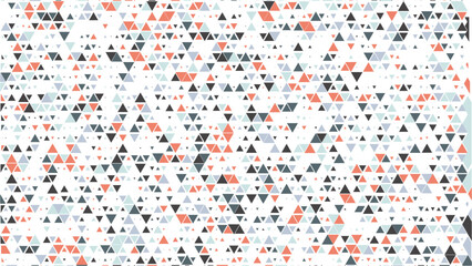 Fototapeta na wymiar Colorful colourful modern minimalist mid century neo geometric mosaic triangle bauhaus style memphis seamless pattern abstract vector illustration