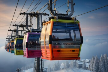 Ski Lifts and Gondolas - Generative AI