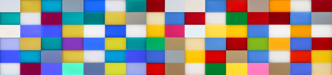 rectangular pieces of coloured cast acrylic sheet with backlight