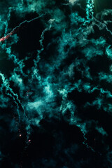 Colourful Fireworks In the Night - Brisbane Riverfire