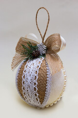 handmade soft toys, Christmas tree decorations, Christmas gifts, Valentine's Day gifts, love story, thread toys