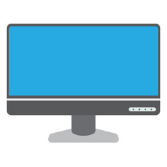 led lcd tv monitor icon illustration