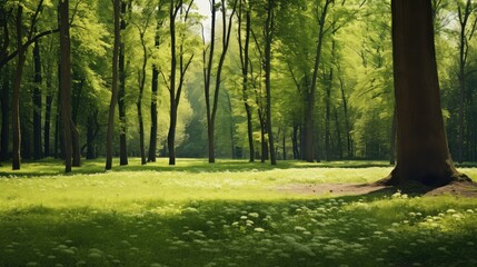 landscape summer foliage field forest illustration leaf plant, park background, green environment landscape summer foliage field forest