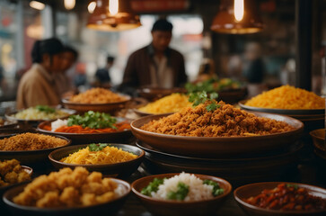 Traditional Thai Food Market